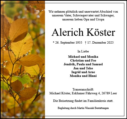 Alerich Köster