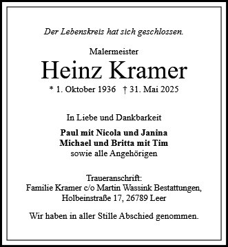 Heinz Kramer