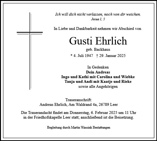 Gusti Ehrlich