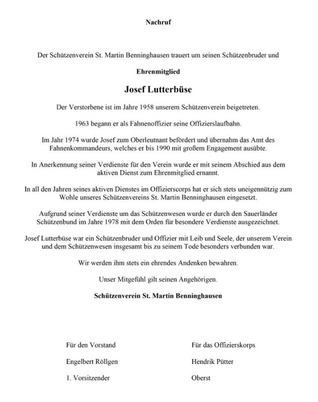 Josef Lutterbüse