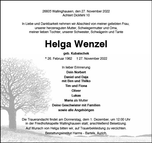Helga Wenzel