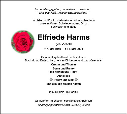 Elfriede Harms