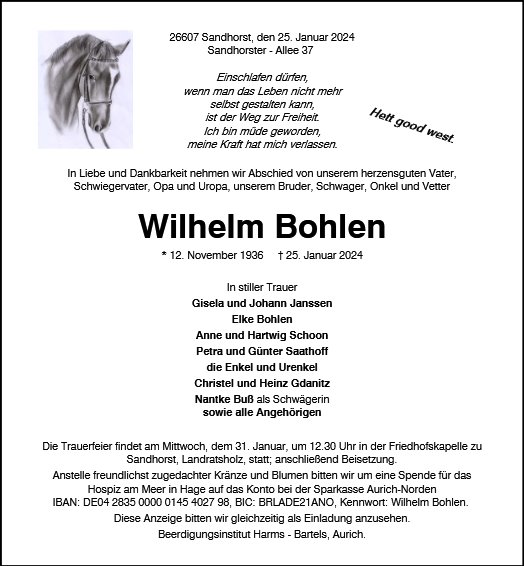 Wilhelm Bohlen