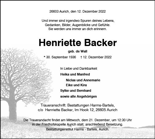 Henriette Backer