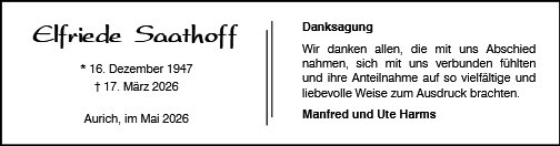 Elfriede Saathoff