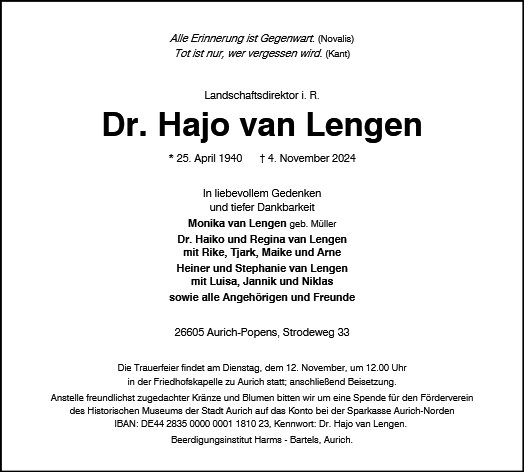 Hajo van Lengen