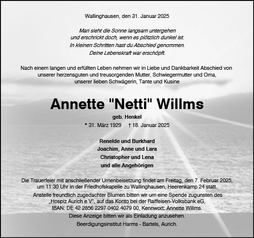 Annette Willms