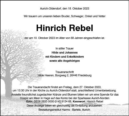 Hinrich Rebel