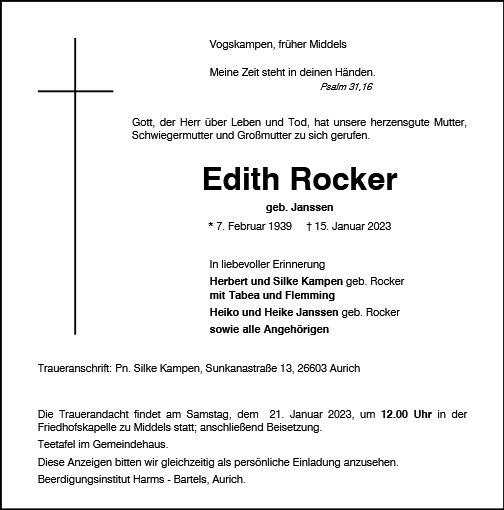 Edith Rocker