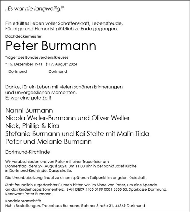 Peter Burmann