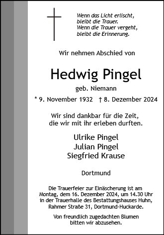 Hedwig Pingel