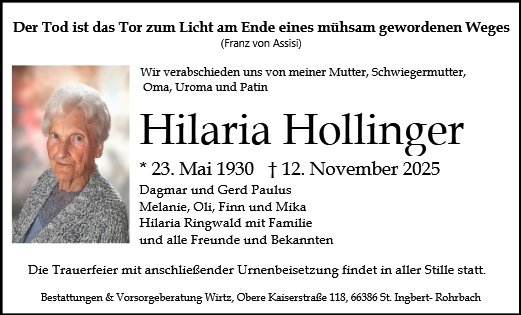 Hilaria Hollinger