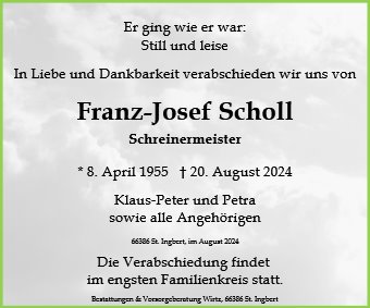 Franz-Josef Scholl