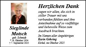 Sieglinde Motsch