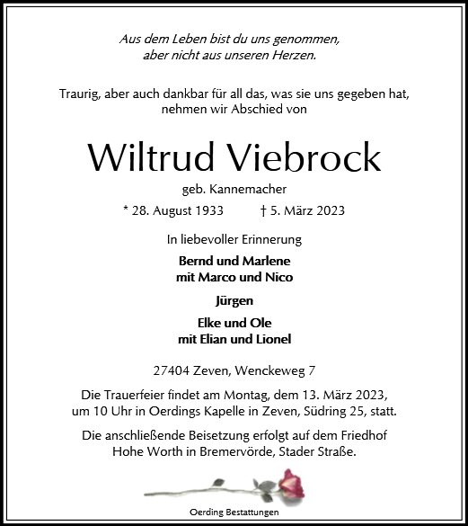 Wiltrud Viebrock