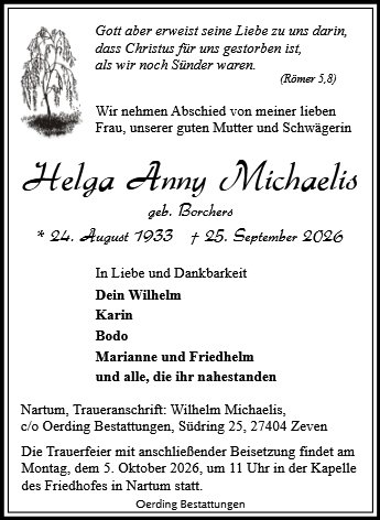 Helga Anny Michaelis