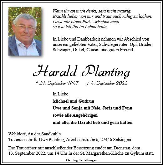 Harald Planting