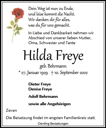 Hilda Freye