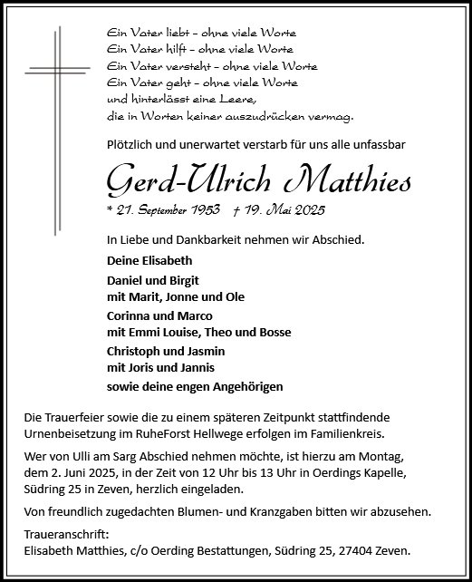 Gerd-Ulrich Matthies