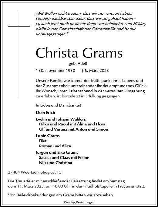 Christa Grams