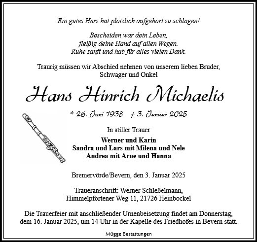 Hans Hinrich Michaelis 