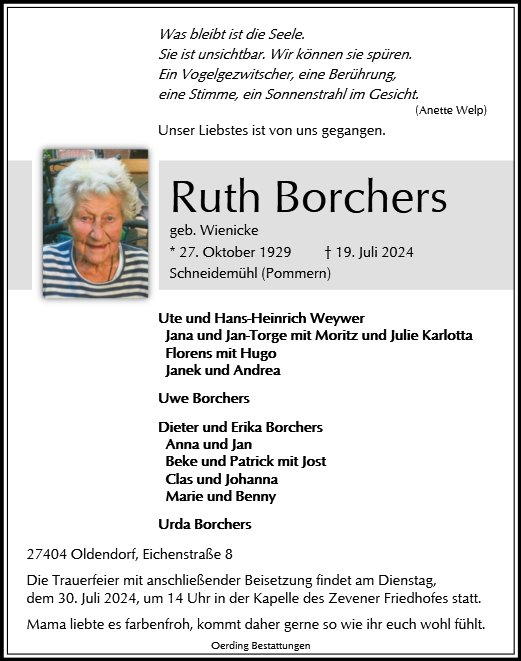 Ruth Borchers