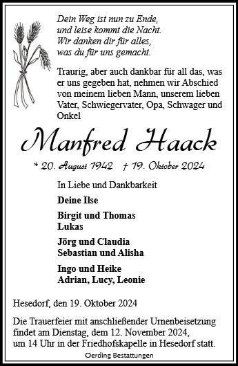 Manfred Haack