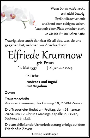 Elfriede Krumnow