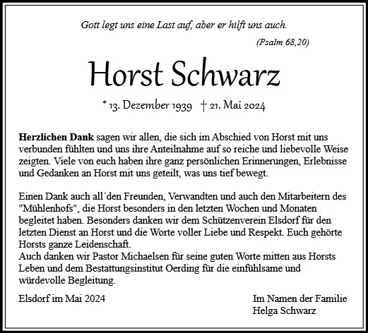 Horst Schwarz