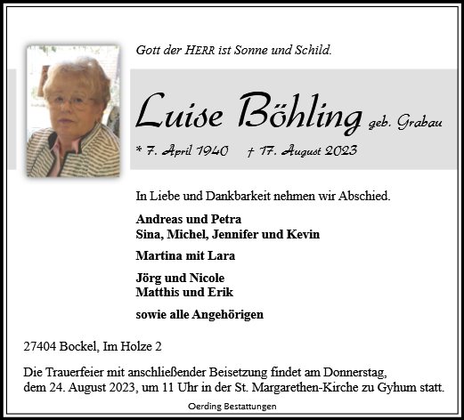 Luise Böhling