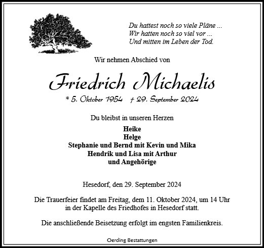 Friedrich Michaelis