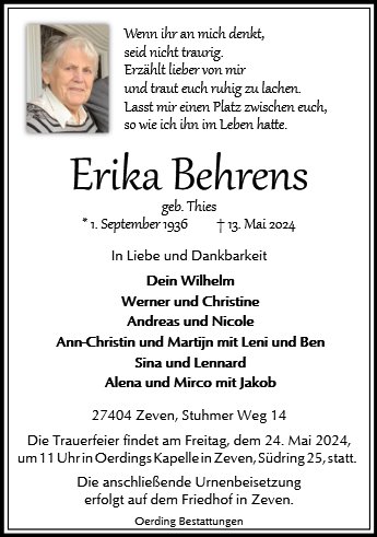 Erika Behrens