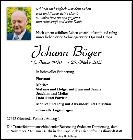 Johann Böger