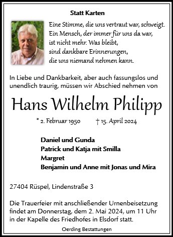 Hans Wilhelm Philipp