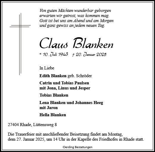 Claus Blanken