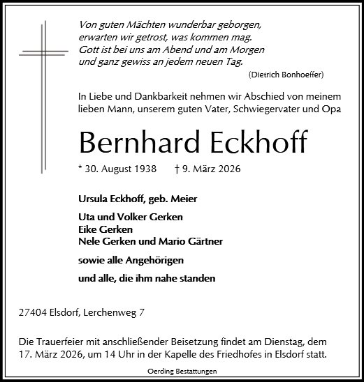 Bernhard Eckhoff