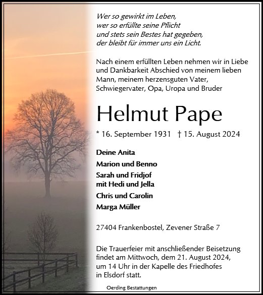 Helmut Pape