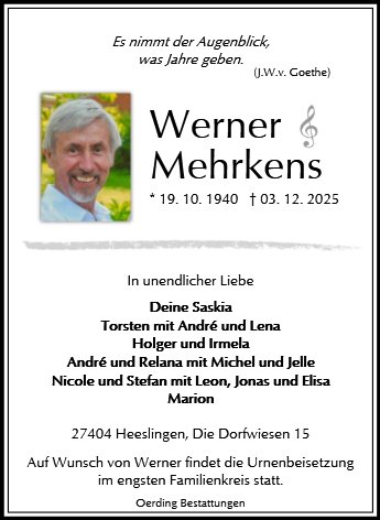 Werner Mehrkens