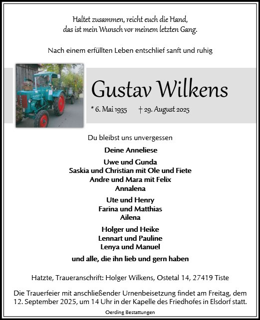 Gustav Wilkens