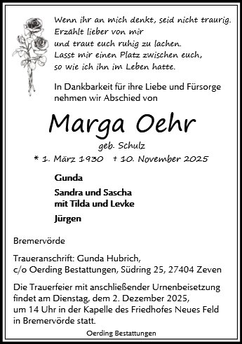 Marga Oehr