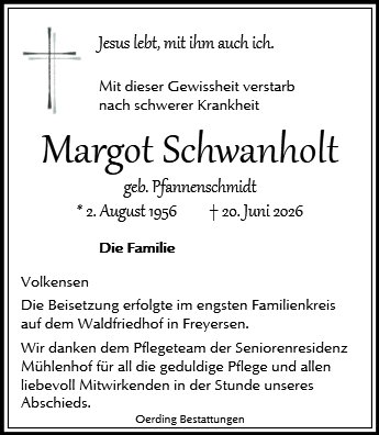 Margot Schwanholt