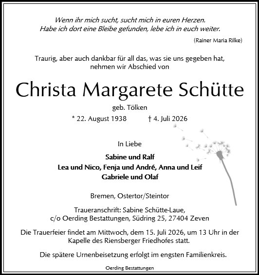 Christa Schütte