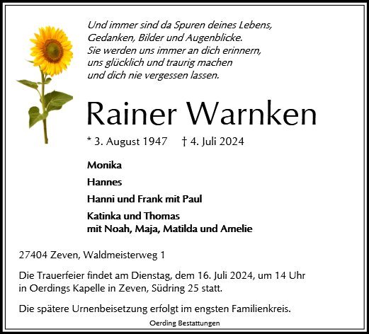 Rainer Warnken