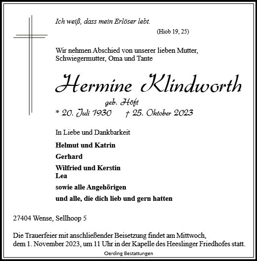 Hermine Klindworth