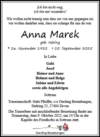 Anna Marek