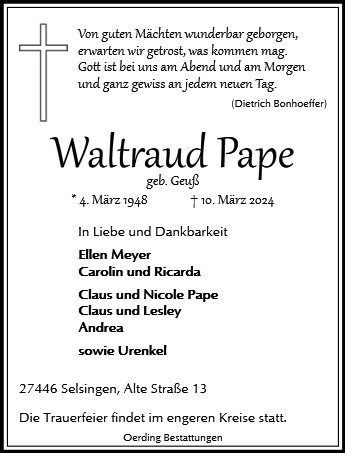 Waltraud Pape