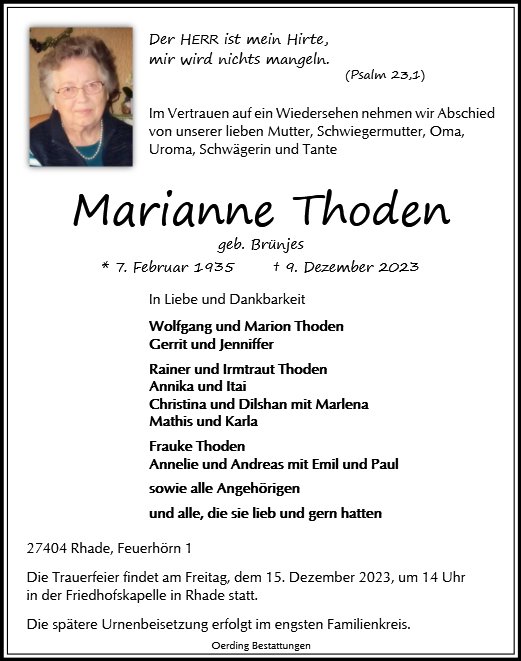 Marianne Thoden