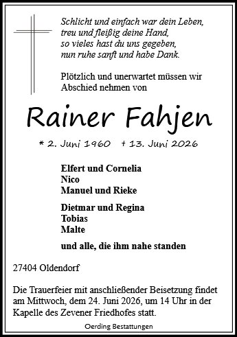 Rainer Fahjen