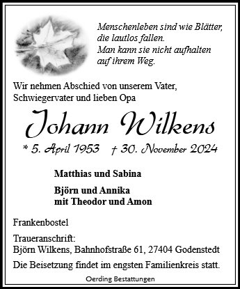 Johann Wilkens