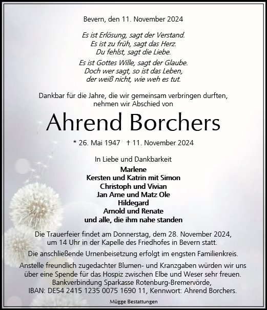 Ahrend Borchers